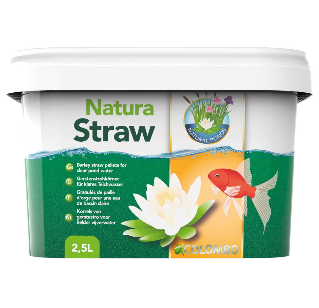 GRANULES DE PAILLE D ORGE COLOMBO NATURA STRAW 2500ML