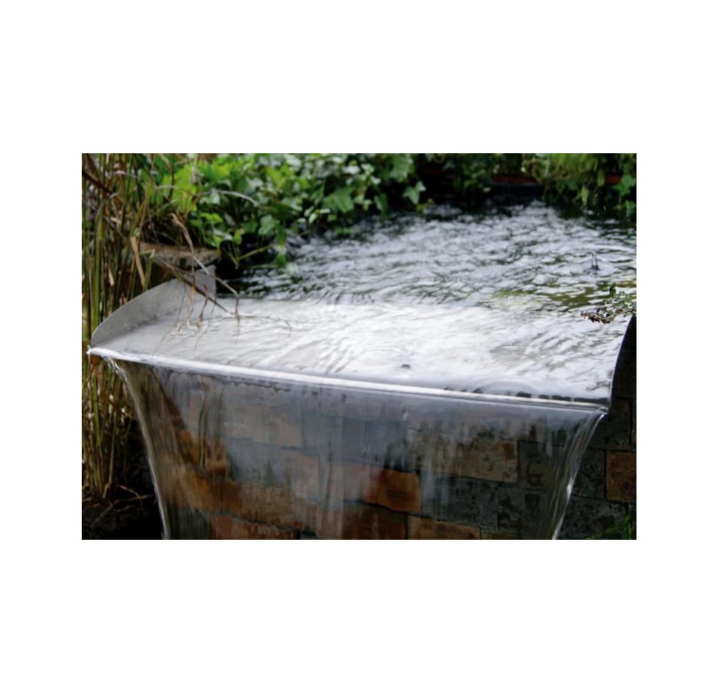 BACHE ET BASSIN BRISBANE DEVERSOIR INOX 30CM
