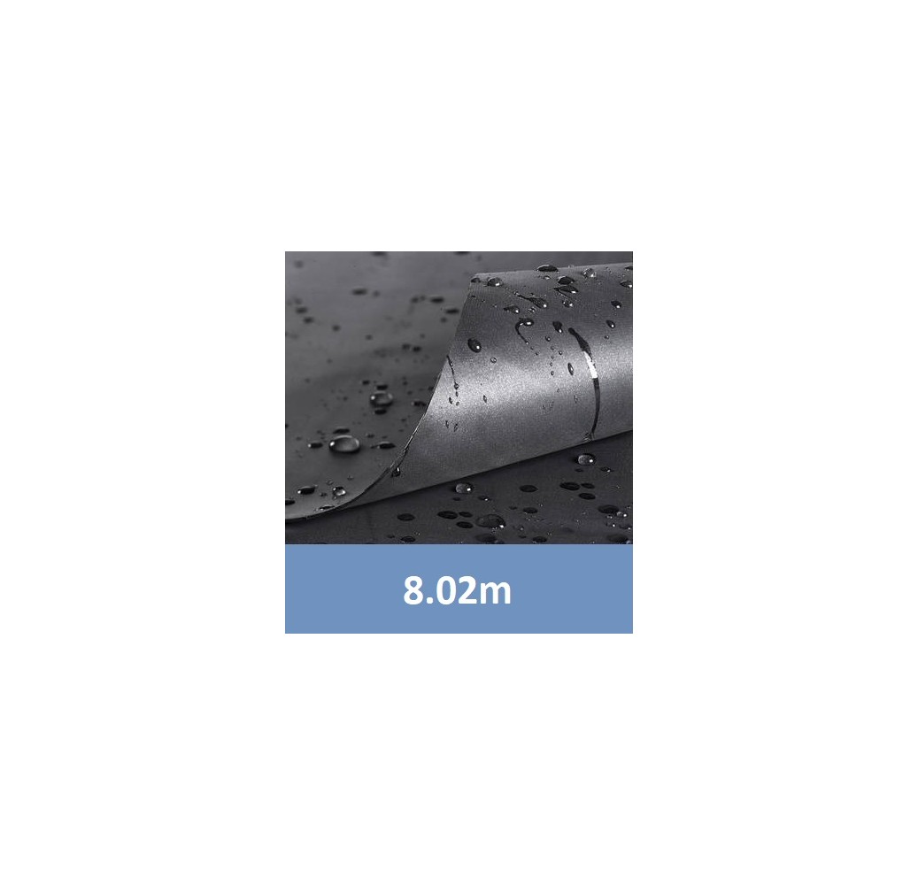 FIN DE ROULEAU BACHE EPDM OASEFOL 1mm 8.02m x 3.90m
