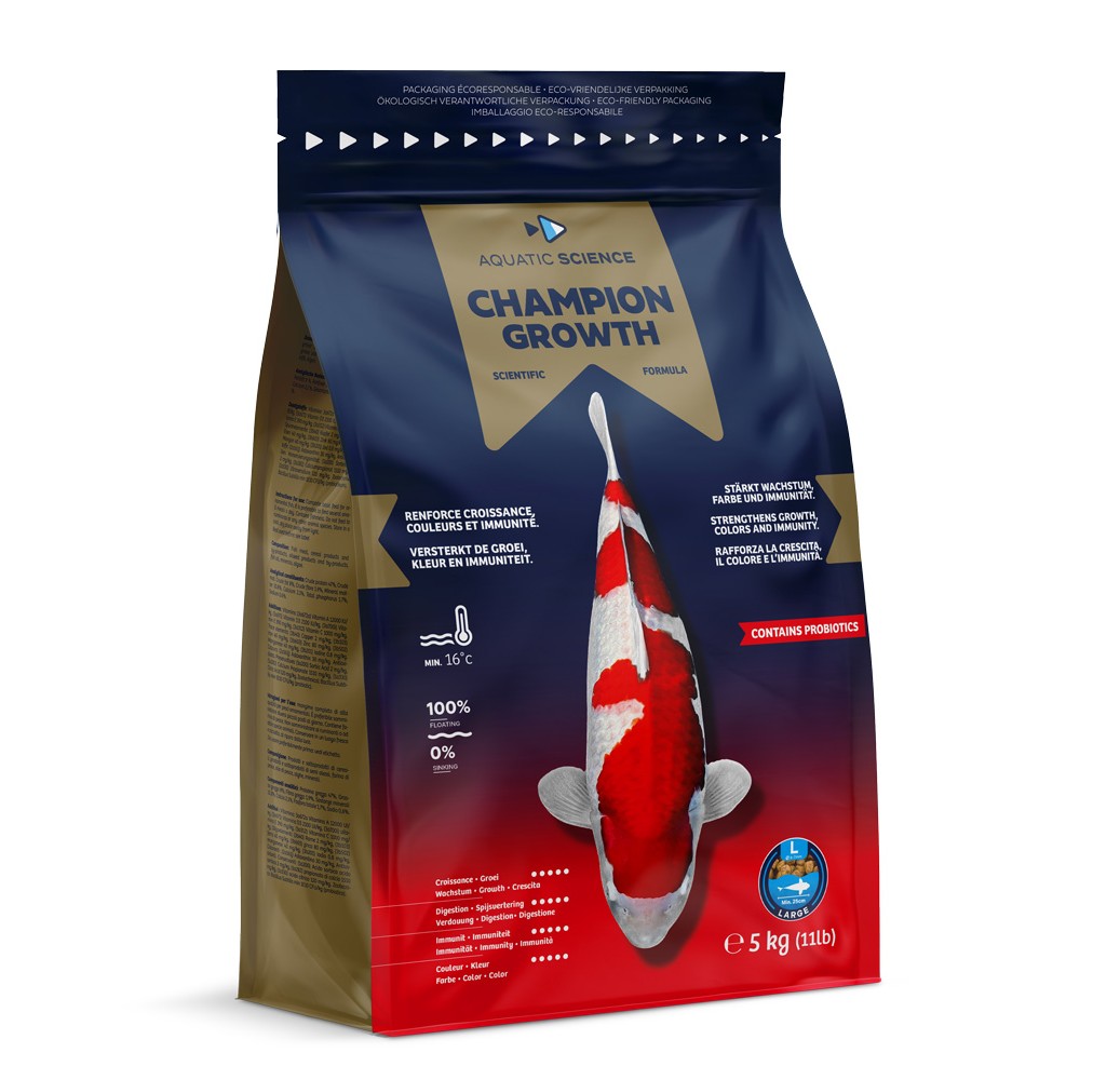 NOURRITURE KOI CHAMPION GROWTH LARGE FLOTTANT 5KG