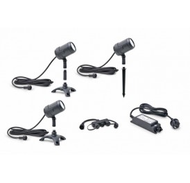 KIT DE 3 PROJECTEURS LED LUNAQUA CONNECT M SET 3 BLANC 2